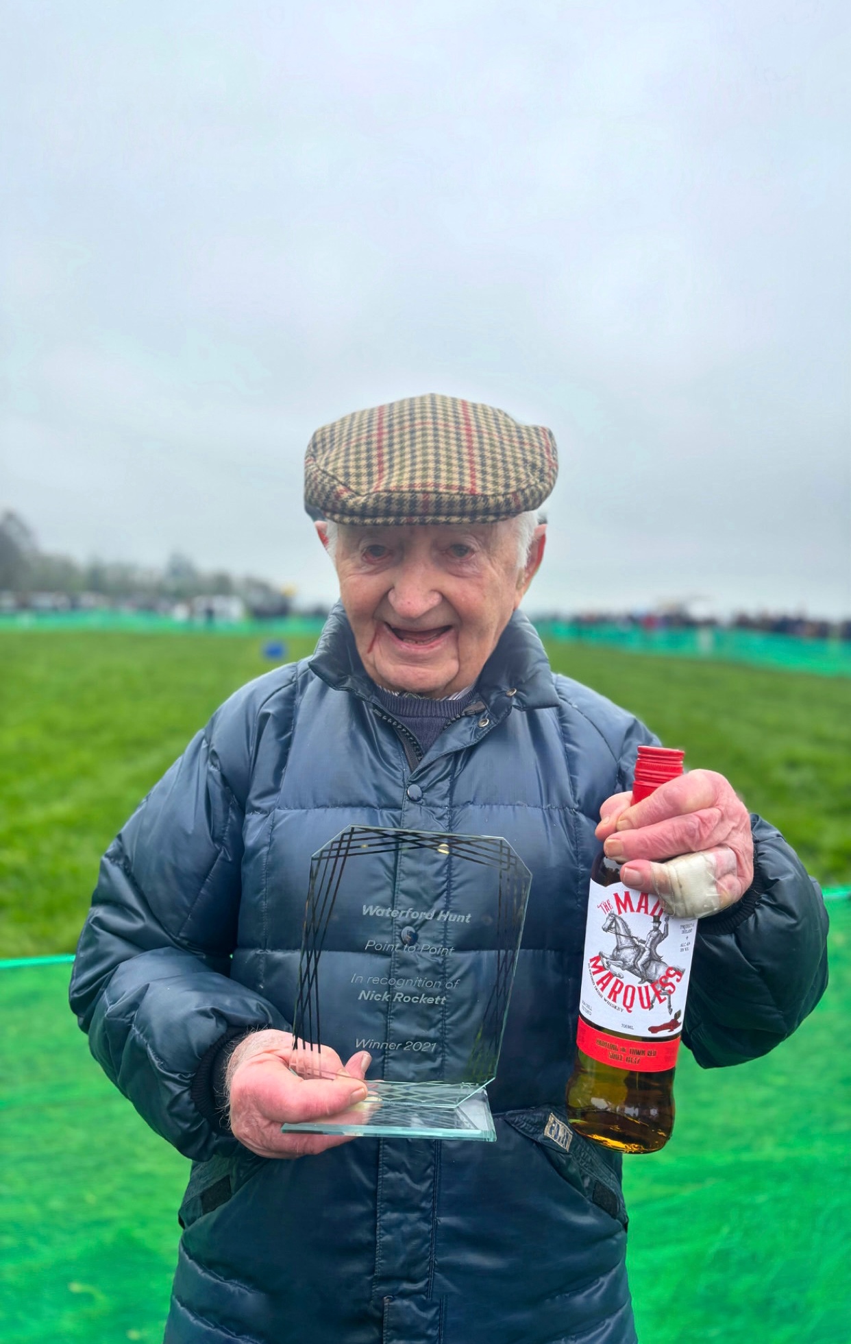 Waterford Hunt point-to-point trophy, Nick Rockett, winner 2021